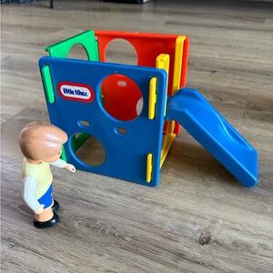 Vintage Little Tikes playhouse kids playhouse slide (little boy NOT included)